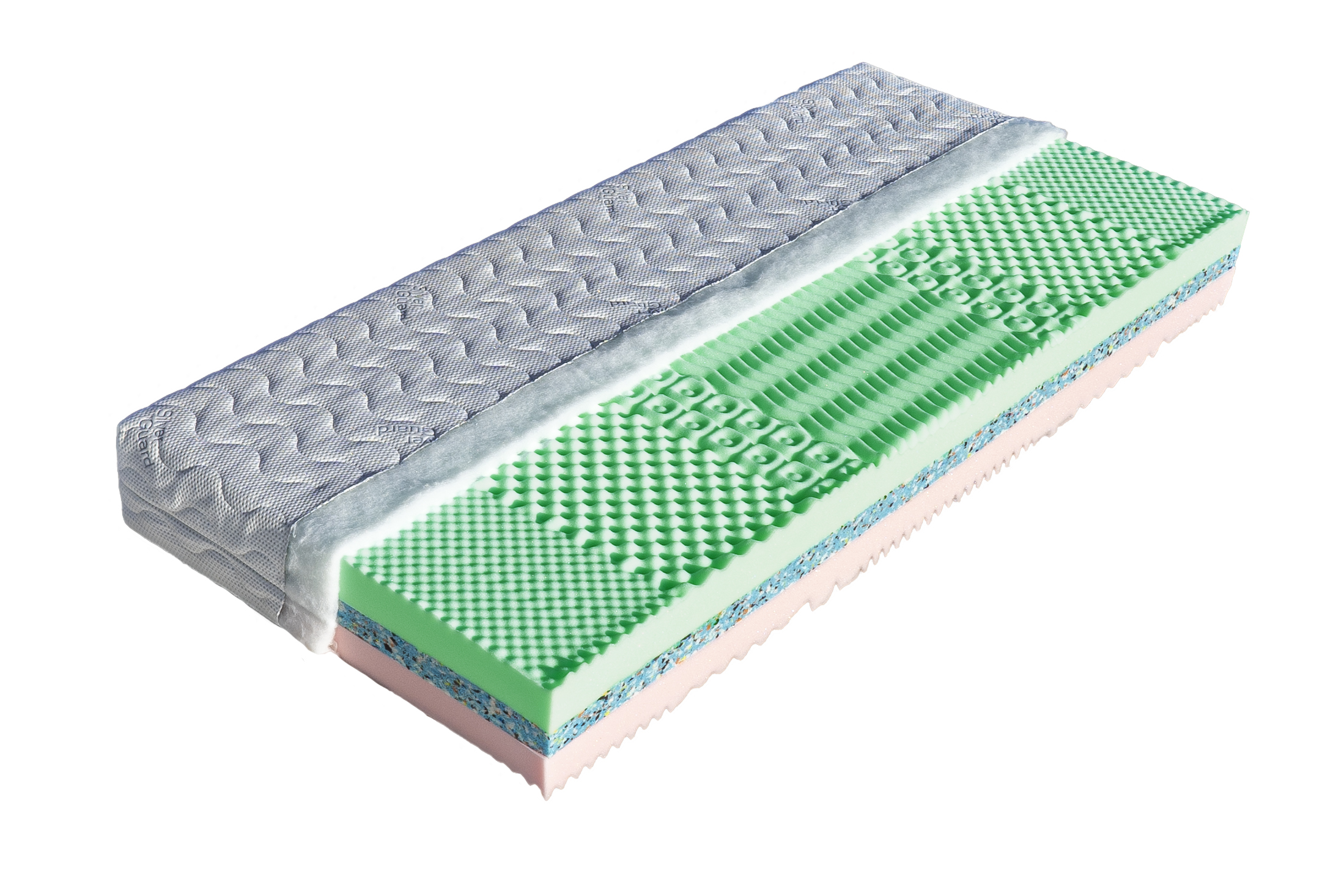 Matrace Dřevočal Lima 180 x 200 cm potah Aloe Vera 