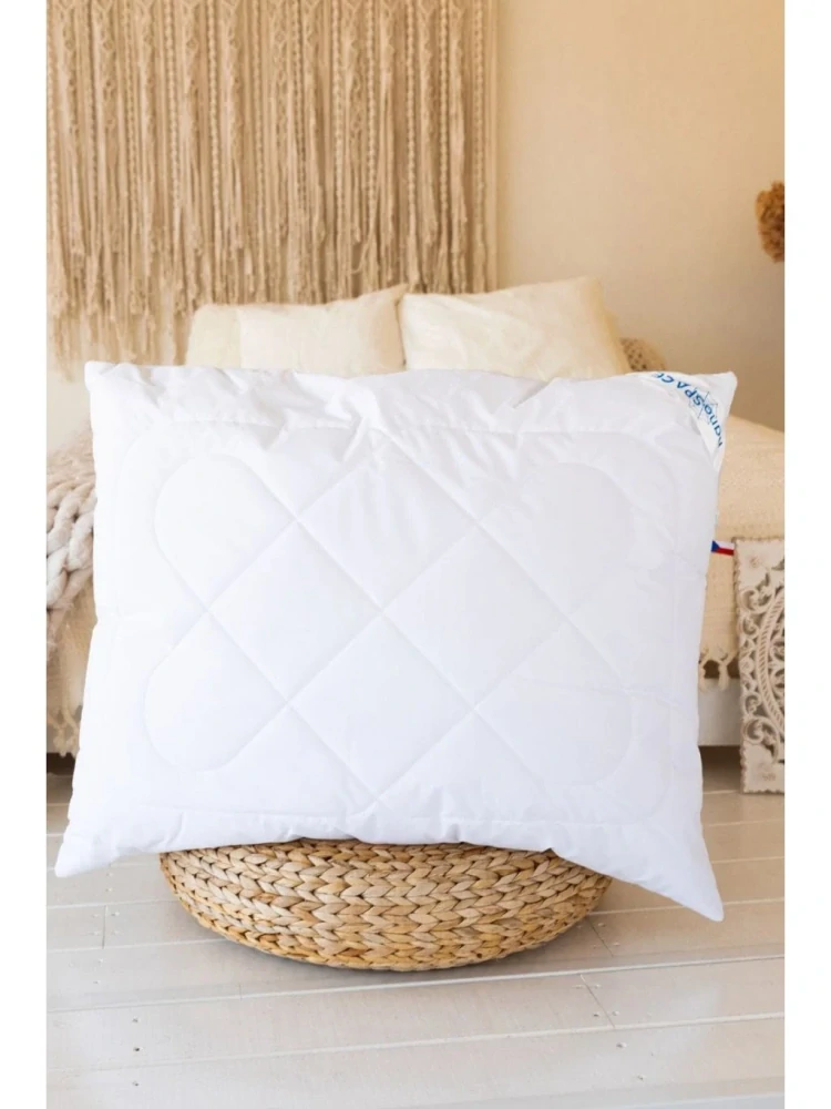 Polštář pro alergiky nanoSPACE – prošitý s dvojitým zipem alaska 70 x 90 cm