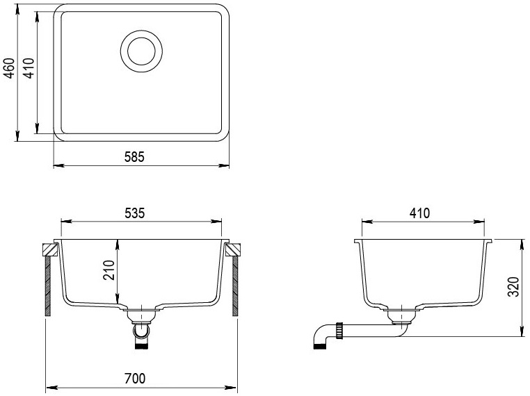 Aquastone NEO 60 hliníková 