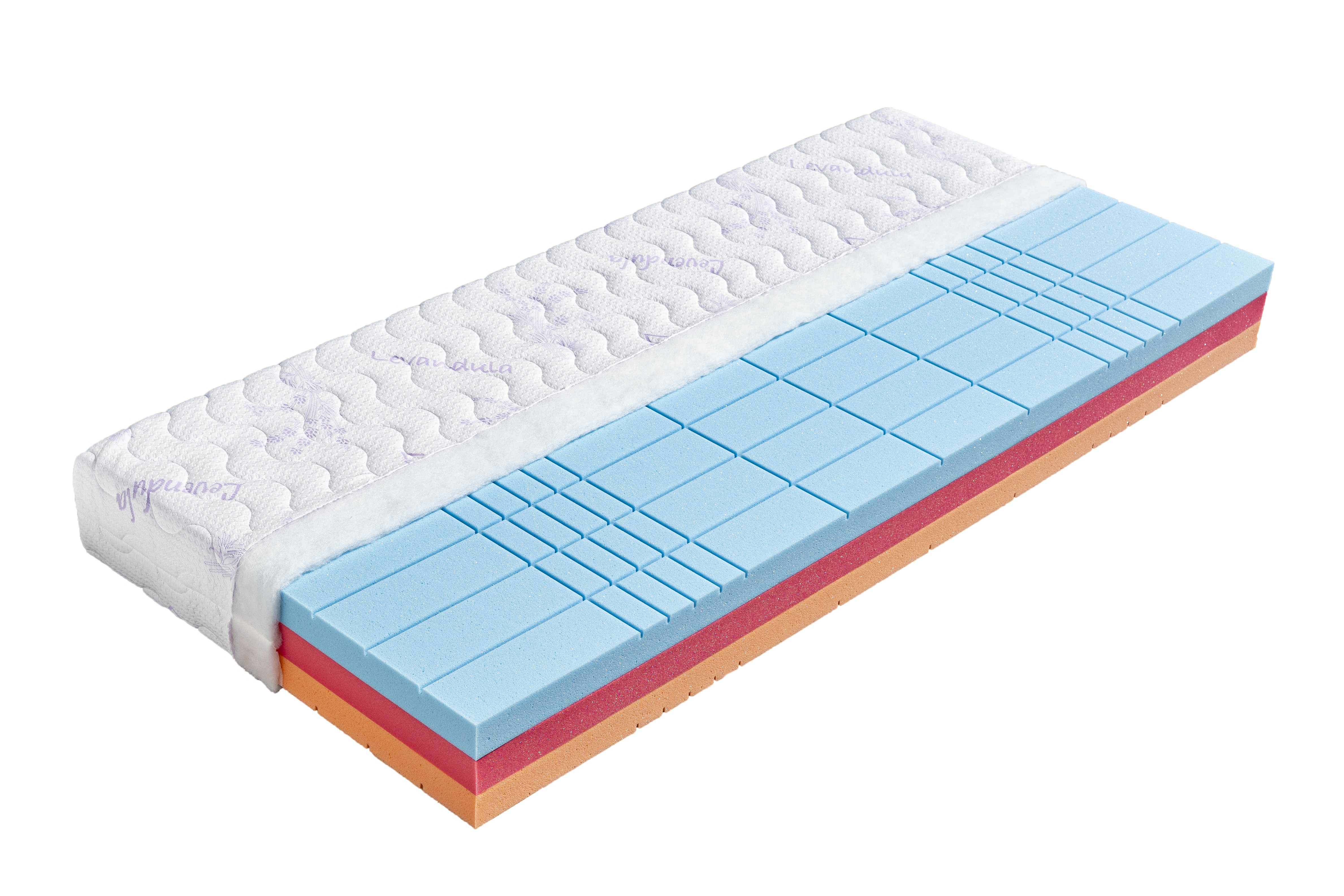 Matrace Dřevočal Helios 160 x 200 cm potah Levandule 