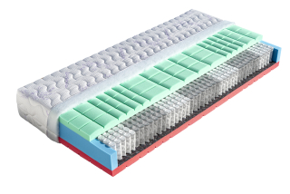 Matrace Dřevočal Darja 80 x 200 cm potah Aloe Vera