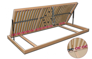 Rošt Dřevočal Dino Fix Boční výklop 90 x 200 cm