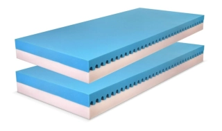 Matrace Řešeto Zetta Plus 1+1, výška 22 cm, 80 x 200 cm