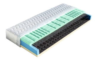 Matrace Dřevočal Petra 80 x 200 cm potah Aloe Vera