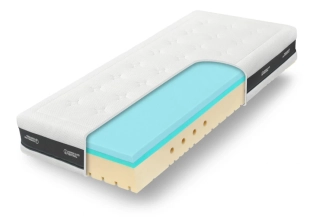 Matrace Tropico Super Fox Blue Classic, výška 24 cm, 200 x 200 cm